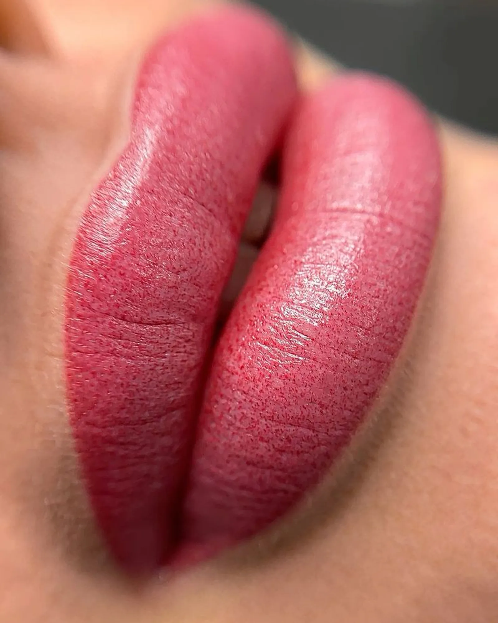 Lip blush, genezen resultaat