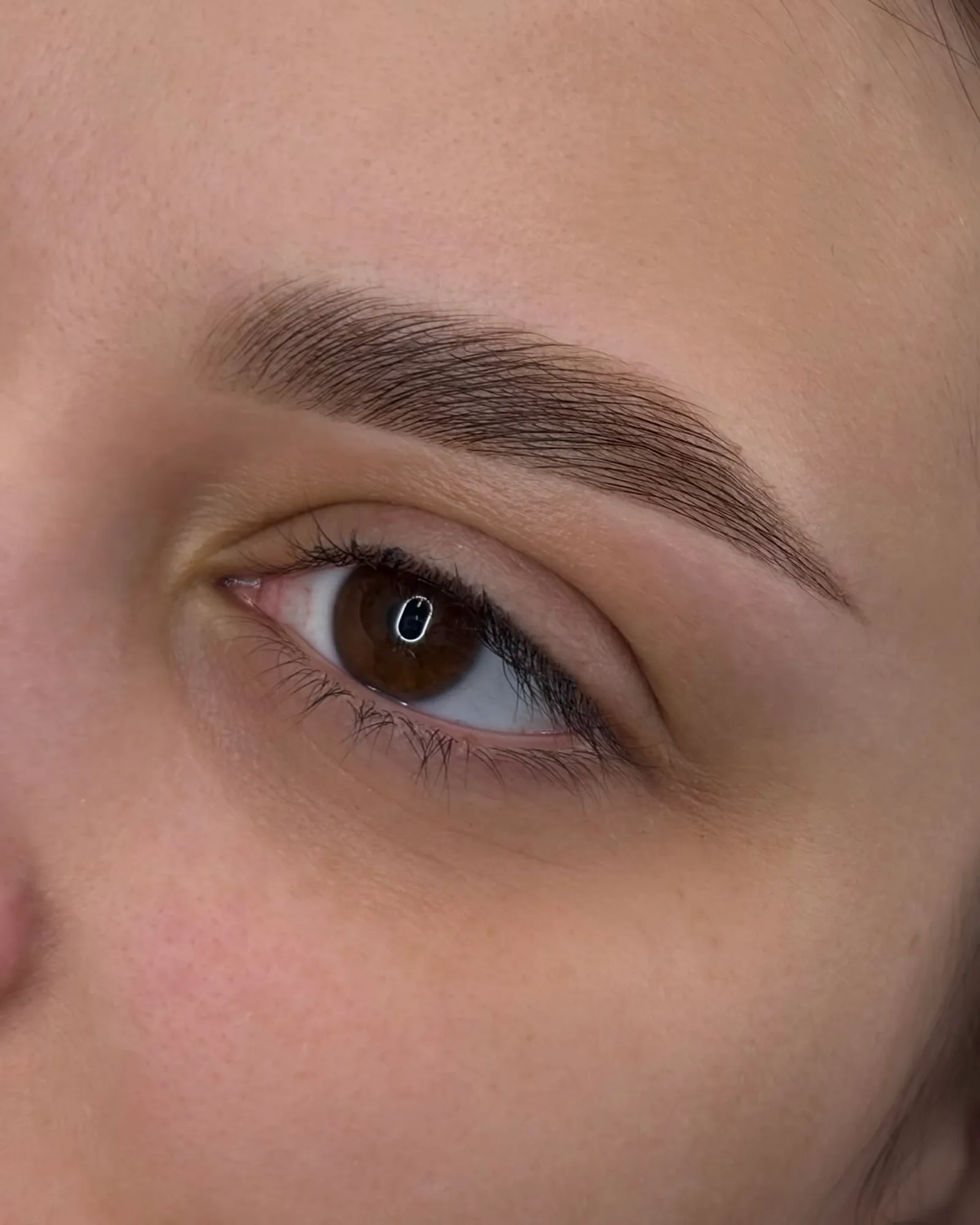 Powder brows, genezen resultaat