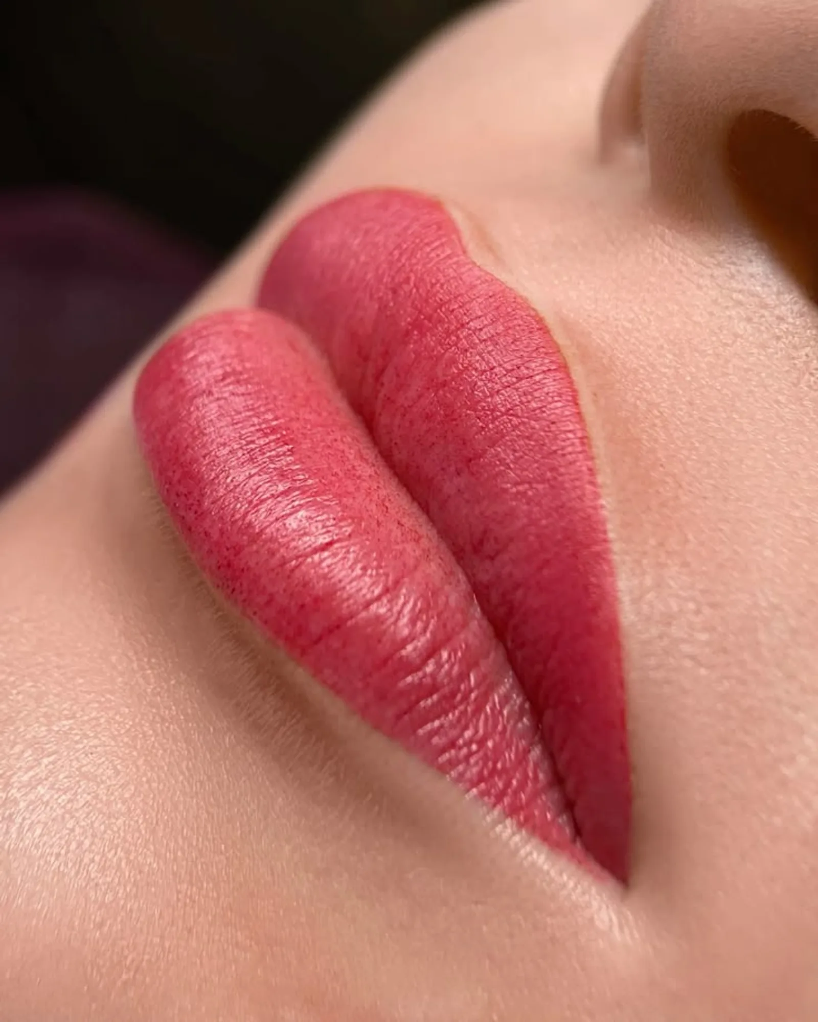Lip blush, genezen resultaat